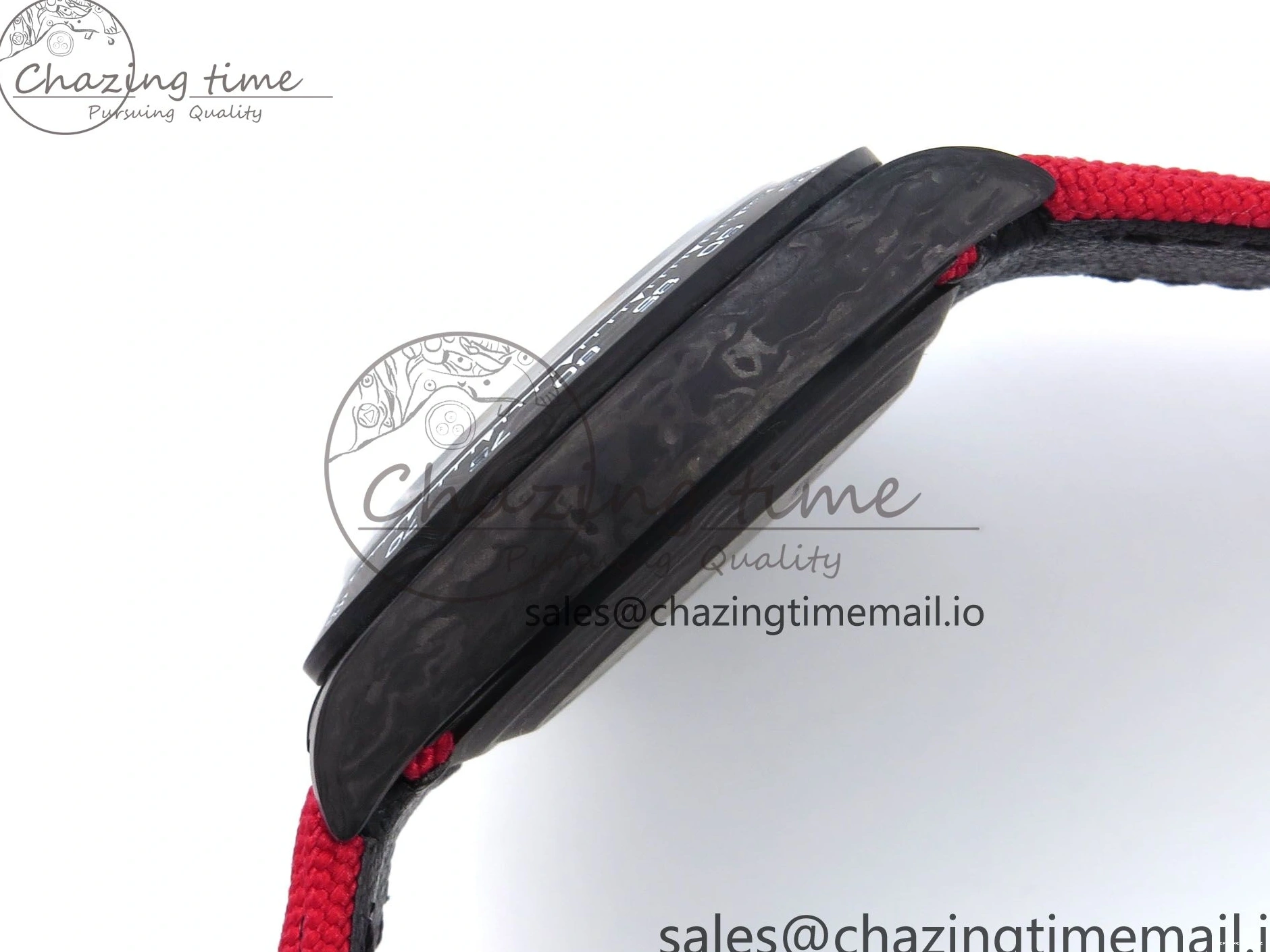 0405 Daytona Diw 40mm N6F 1:1 Best Edition Gray Skeleton Dial Red Nylon Strap DD Original 900